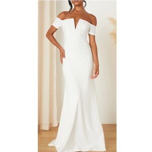Loveliest Aura Off-shoulder Wedding Dress